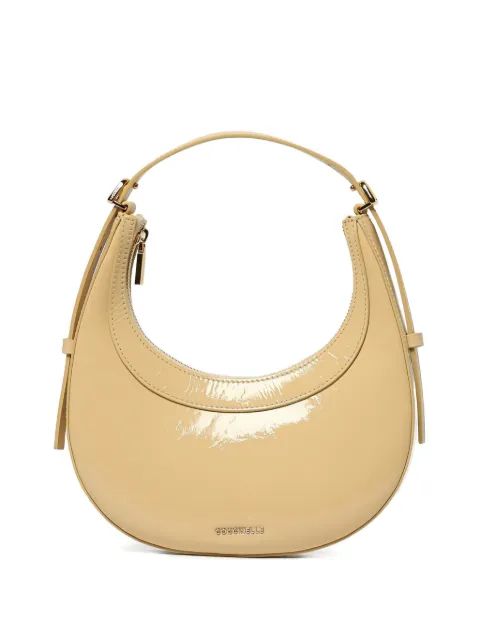 Coccinelle logo-plaque leather shoulder bag