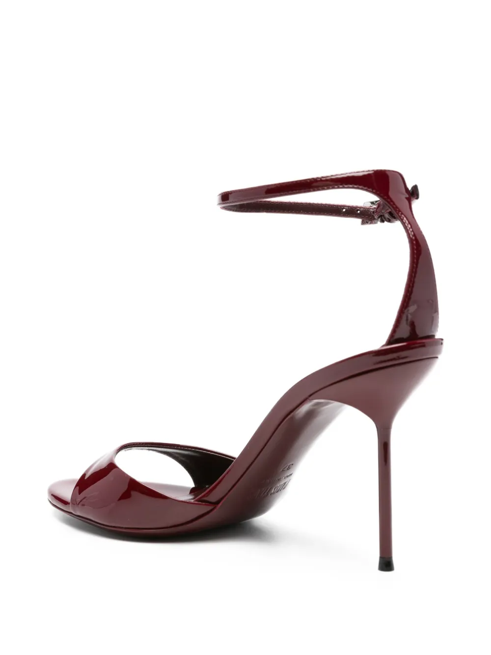 Paris Texas 95MM patent leather ankle-strap sandals Red