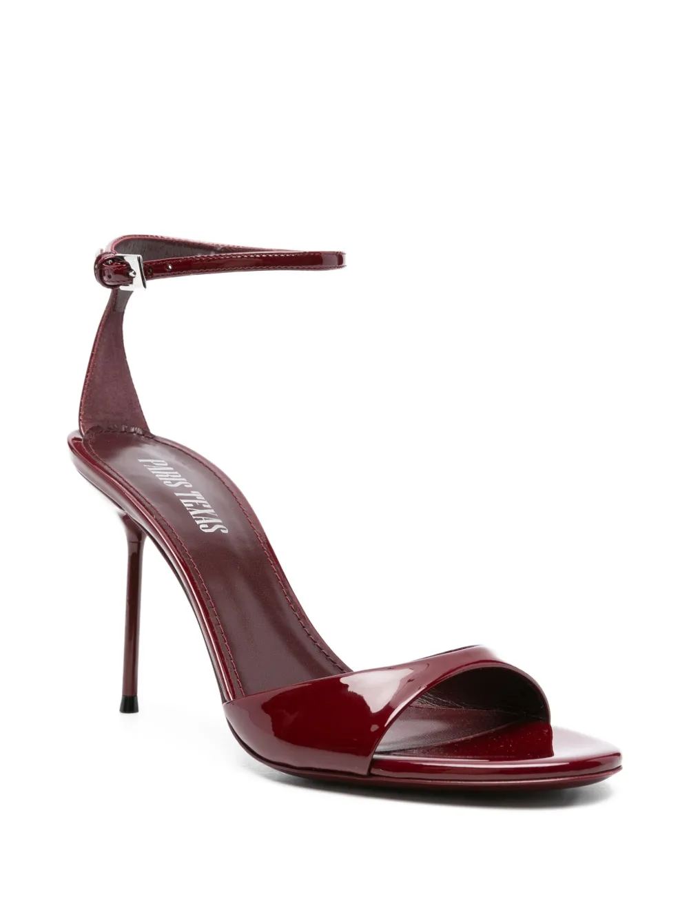 Paris Texas 95MM patent leather ankle-strap sandals Red
