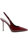 Paris Texas 110MM slingback pointed-toe pumps - Red