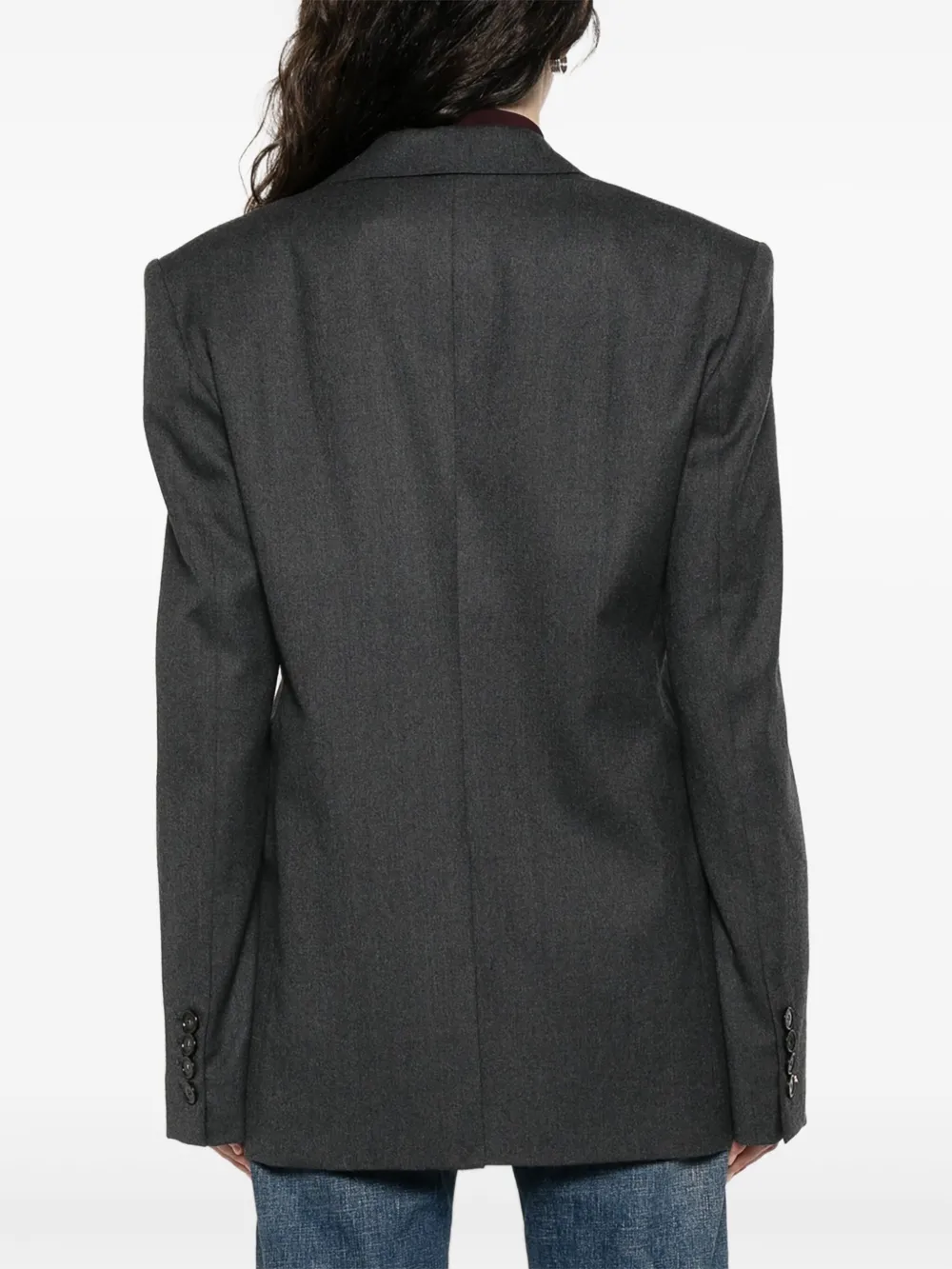 Stella McCartney single-breasted blazer Grijs