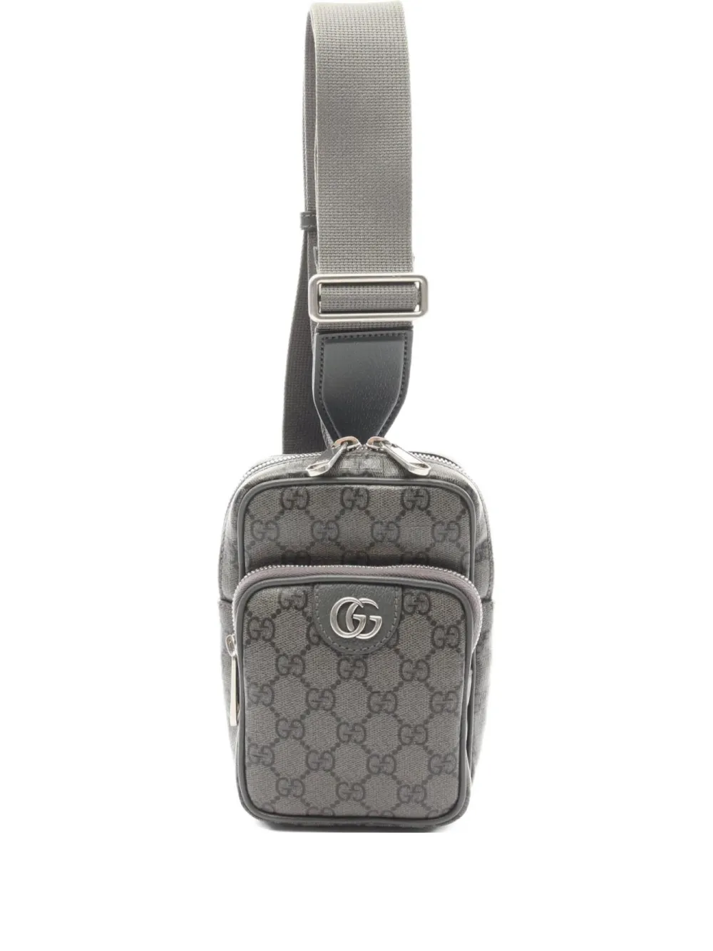 Gucci Pre-Owned 2000s GG Supreme body bag - グレー Gucci Pre-Owned 2000s GG Supreme body bag - グレー
