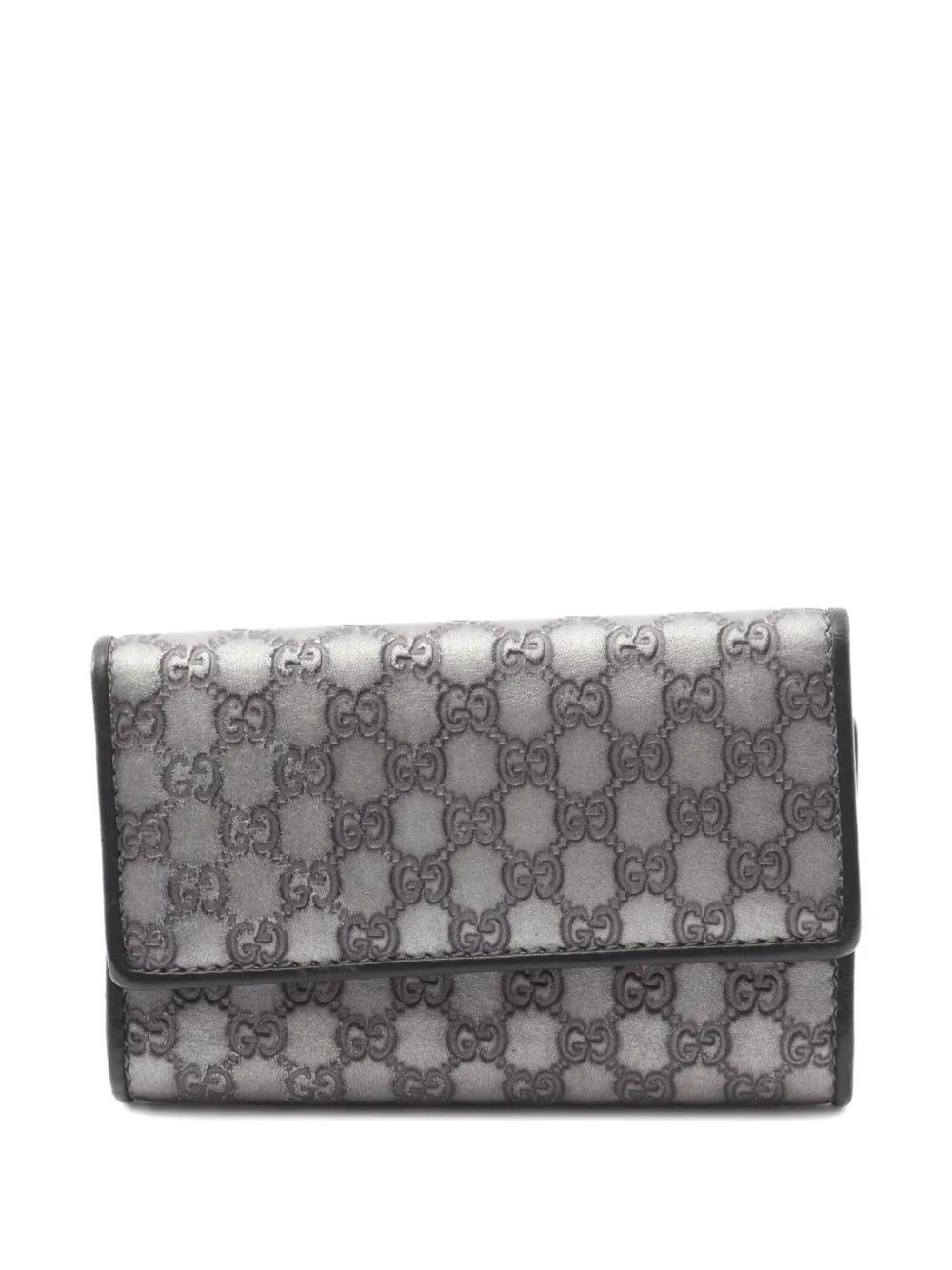 Gucci Pre-Owned 2000 Guccissima wallet | Silver | Image 1