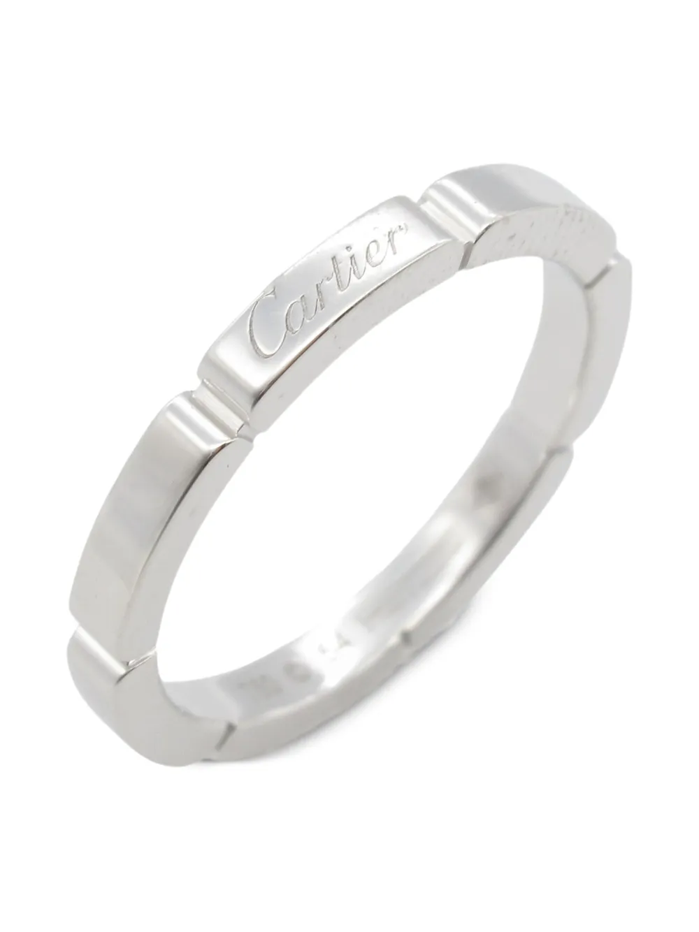 Cartier Panel リング 18Kホワイトゴールド - SILVER Cartier Panel リング 18Kホワイトゴールド - SILVER