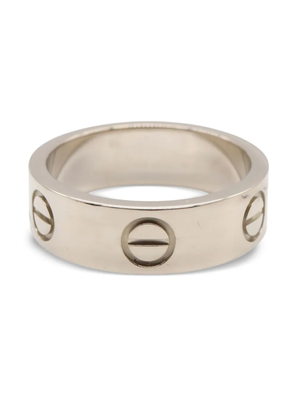 Cartier Love リング 18Kホワイトゴールド - シルバートーン Cartier Love リング 18Kホワイトゴールド - シルバートーン