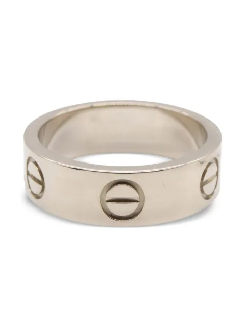 Cartier anillo Love en oro blanco de 18kt
