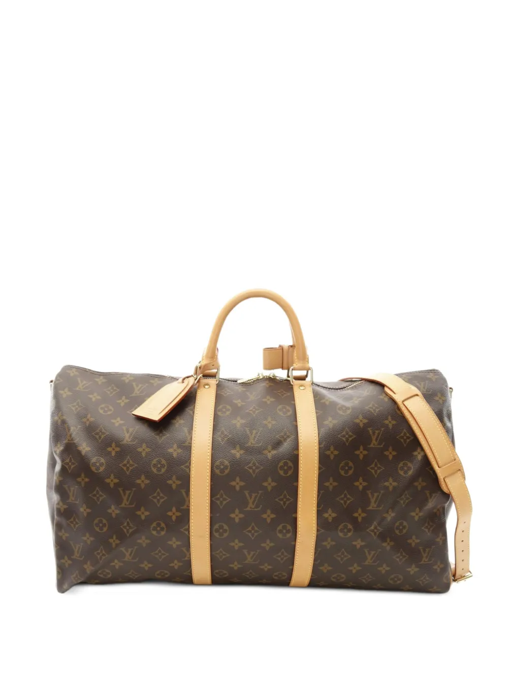 Louis Vuitton Pre-Owned 1999 キーポル バンドリエール 55 モノグラム ボストンバッグ - ブラウン Louis Vuitton Pre-Owned 1999 キーポル バンドリエール 55 モノグラム ボストンバッグ - ブラウン