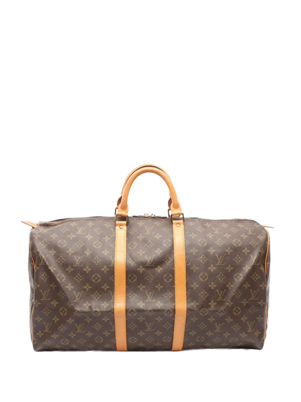 Louis Vuitton Pre-Owned 1984 キーポル 55 ボストンバッグ - ブラウン Louis Vuitton Pre-Owned 1984 キーポル 55 ボストンバッグ - ブラウン