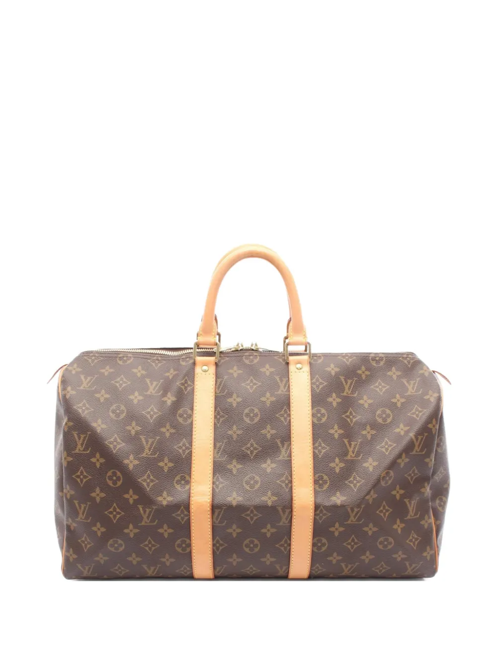Louis Vuitton Pre-Owned 2002 キーポル 45 ボストンバッグ - ブラウン Louis Vuitton Pre-Owned 2002 キーポル 45 ボストンバッグ - ブラウン