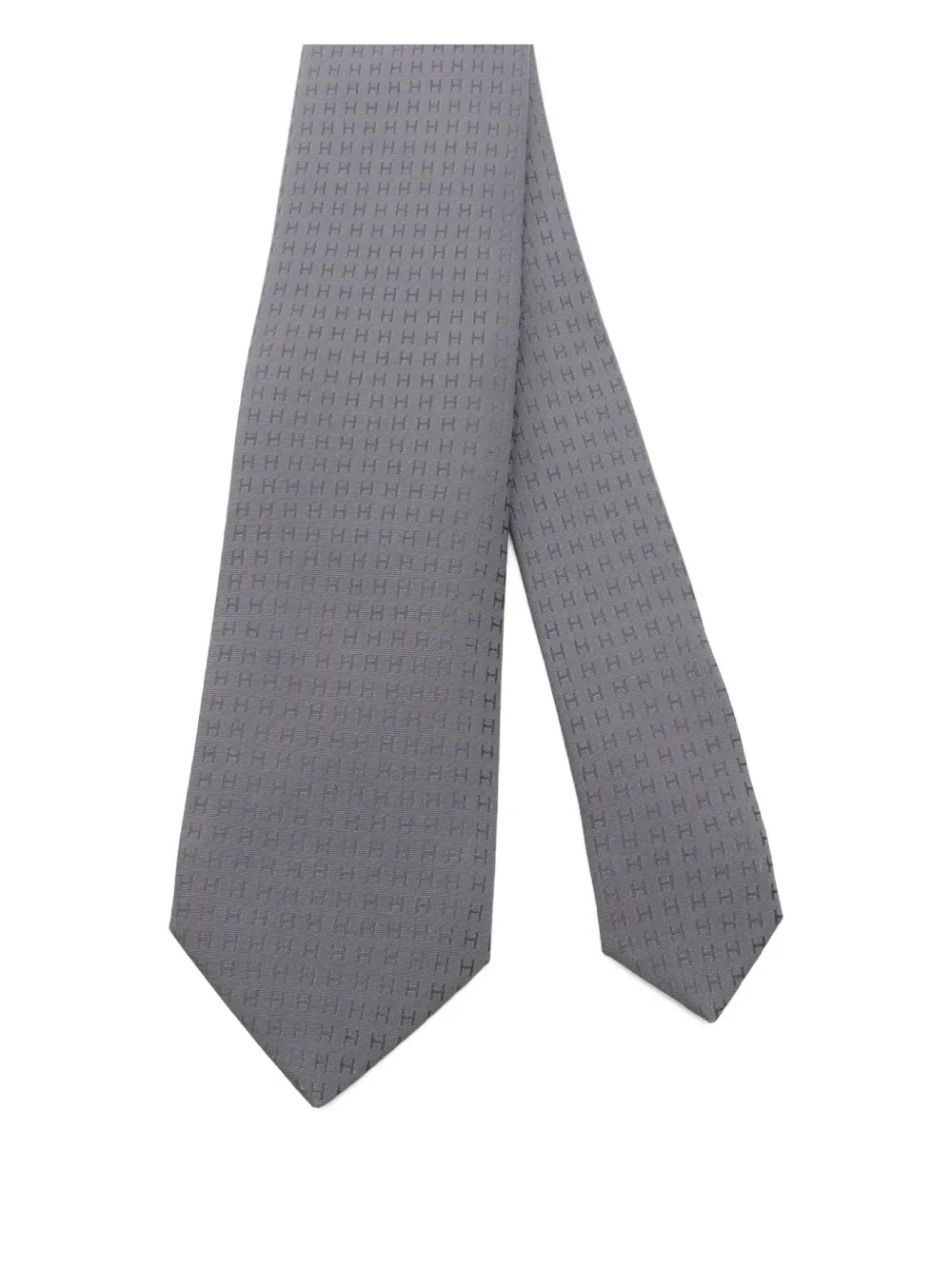 Hermès Pre-Owned 2020s H pattern silk tie | Image 2