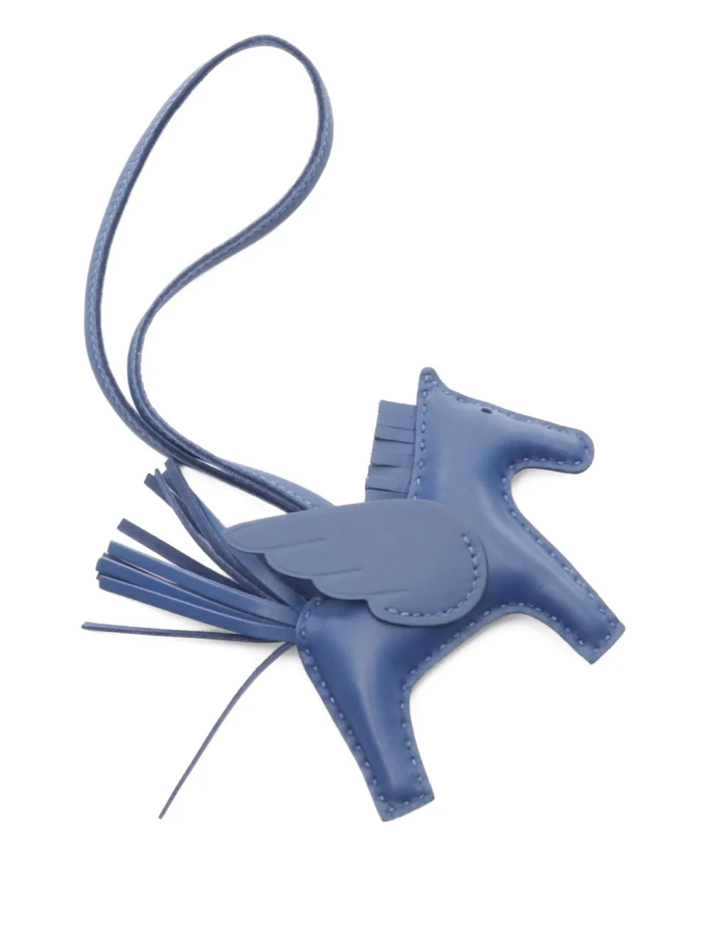 Pre-owned Hermes 2024 Rodeo Pegasus Pm Leather Charm