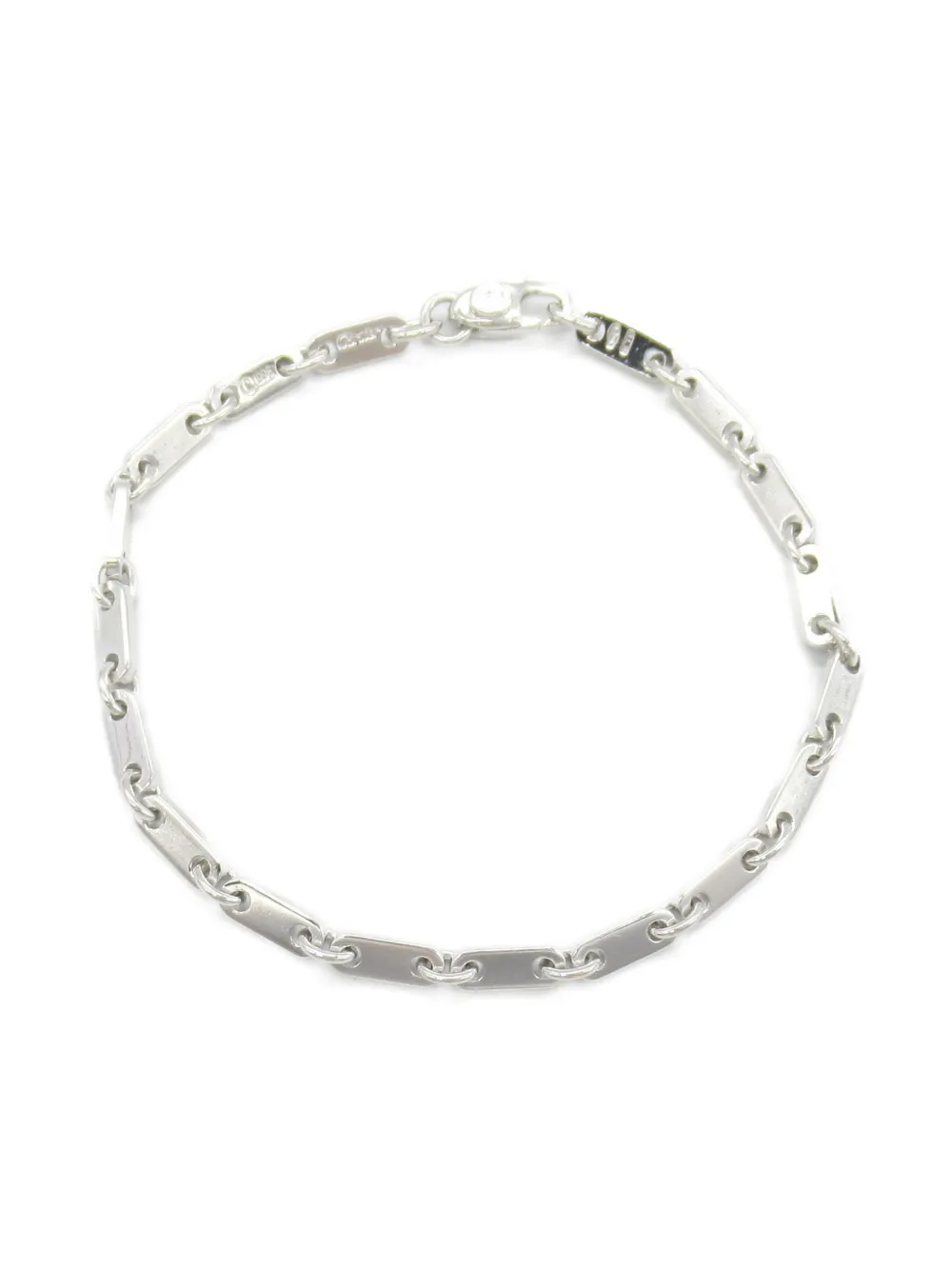 Cartier Figaro ブレスレット 18Kホワイトゴールド - シルバートーン Cartier Figaro ブレスレット 18Kホワイトゴールド - シルバートーン