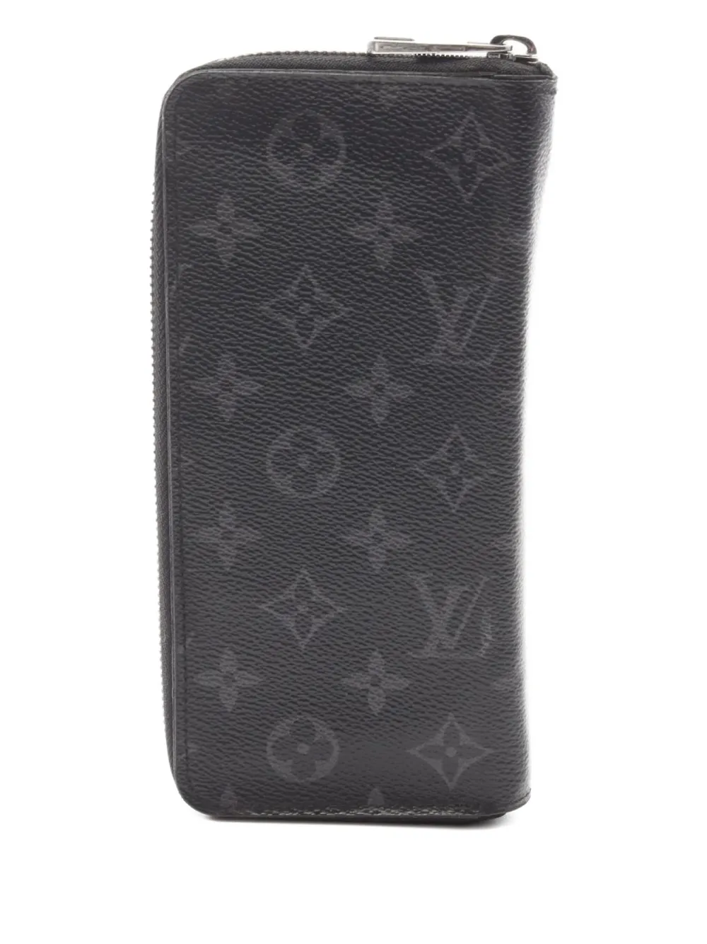 Louis Vuitton Pre-Owned 2019 zippy Monogram Eclipse long wallet - ブラック Louis Vuitton Pre-Owned 2019 zippy Monogram Eclipse long wallet - ブラック