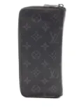 Louis Vuitton Pre-Owned 2019 zippy Monogram Eclipse long wallet - Black