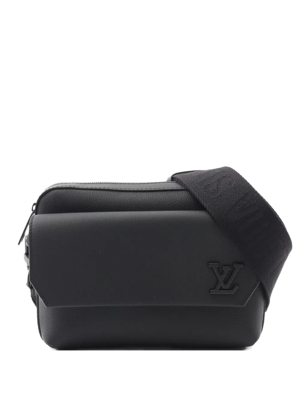 Louis Vuitton Pre-Owned 2021 ファスト ライン アエログラム ショルダーバッグ - ブラック Louis Vuitton Pre-Owned 2021 ファスト ライン アエログラム ショルダーバッグ - ブラック