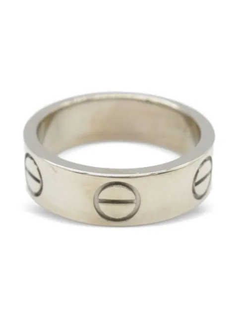 Cartier anillo Love en oro blanco de 18kt 2010