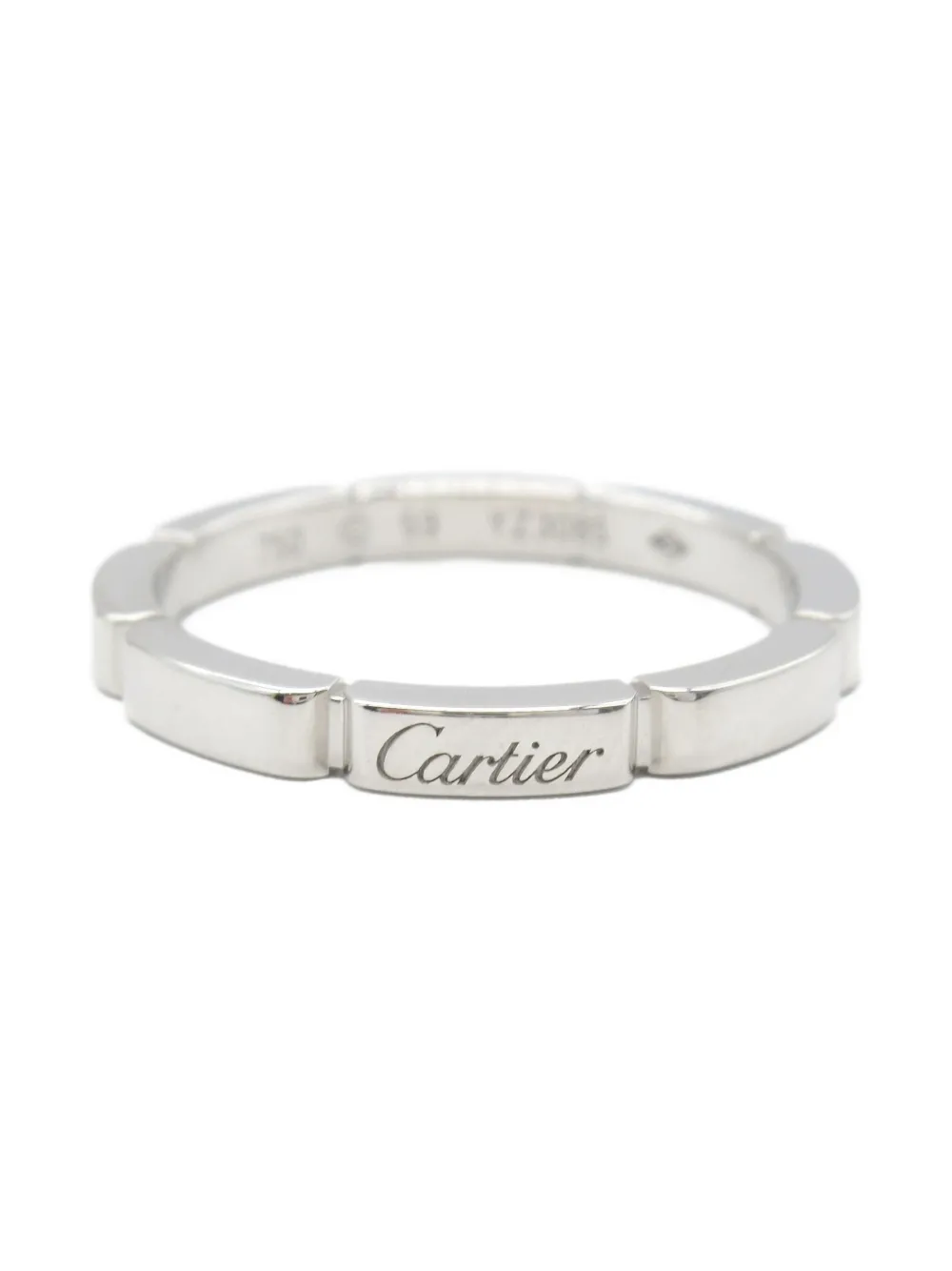 Cartier 2010s 18K white gold Mailon Panthère ring - シルバートーン Cartier 2010s 18K white gold Mailon Panthère ring - シルバートーン