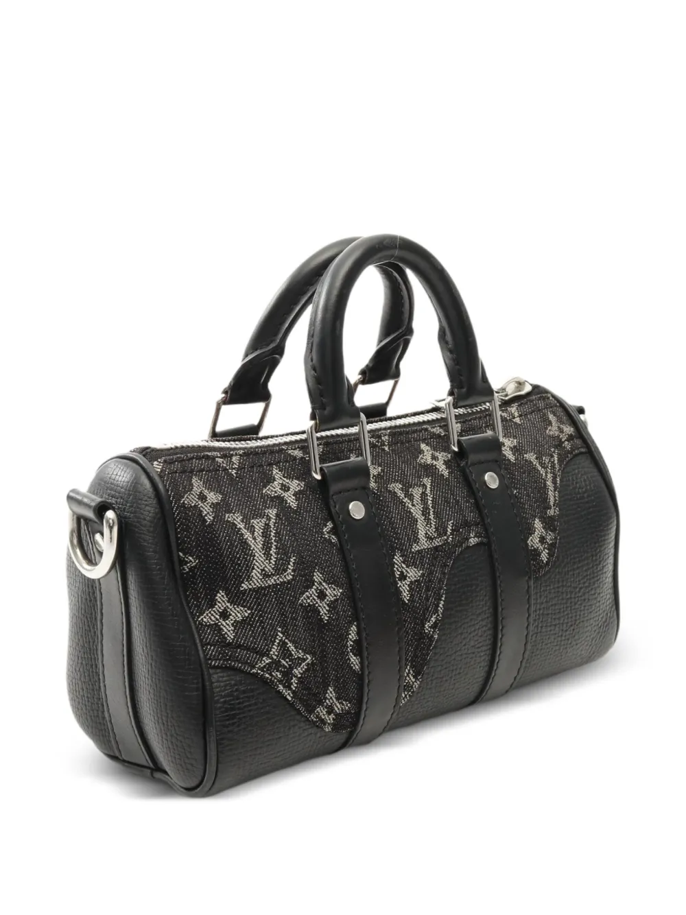 Louis Vuitton Pre-Owned x NIGO 2021 Keepall XS monogram denim handbag | Pre-Owned | Image 2