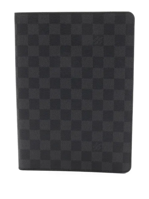 Louis Vuitton Pre-Owned حافظة iPad Air2 Folio 'دامييه غرافيت' 2016