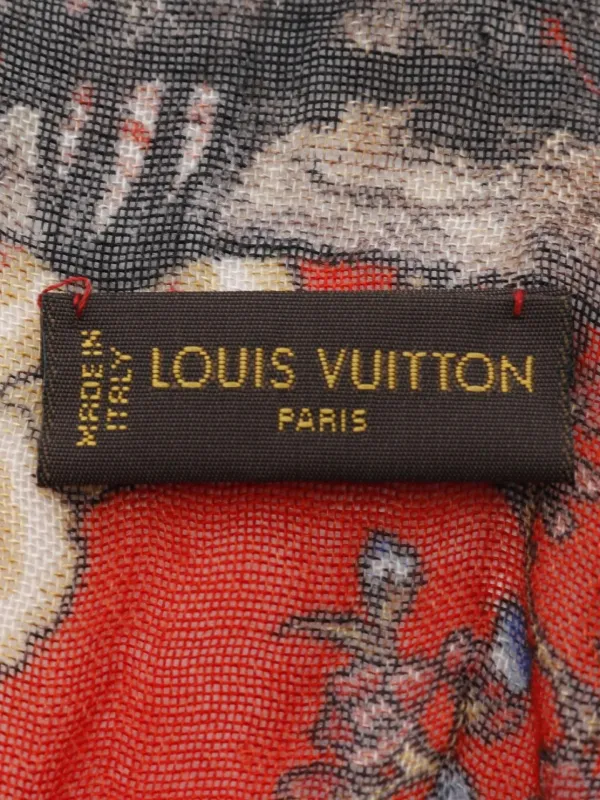 Louis Vuitton Pre-Owned x Chapman Brothers 2000s Cashmere Scarf