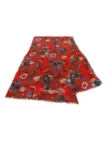 Louis Vuitton Pre-Owned x Chapman Brothers 2000s cashmere scarf - Red