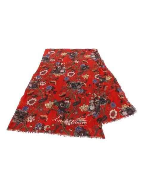 Louis Vuitton Pre-Owned x Chapman Brothers 2000s cashmere scarf