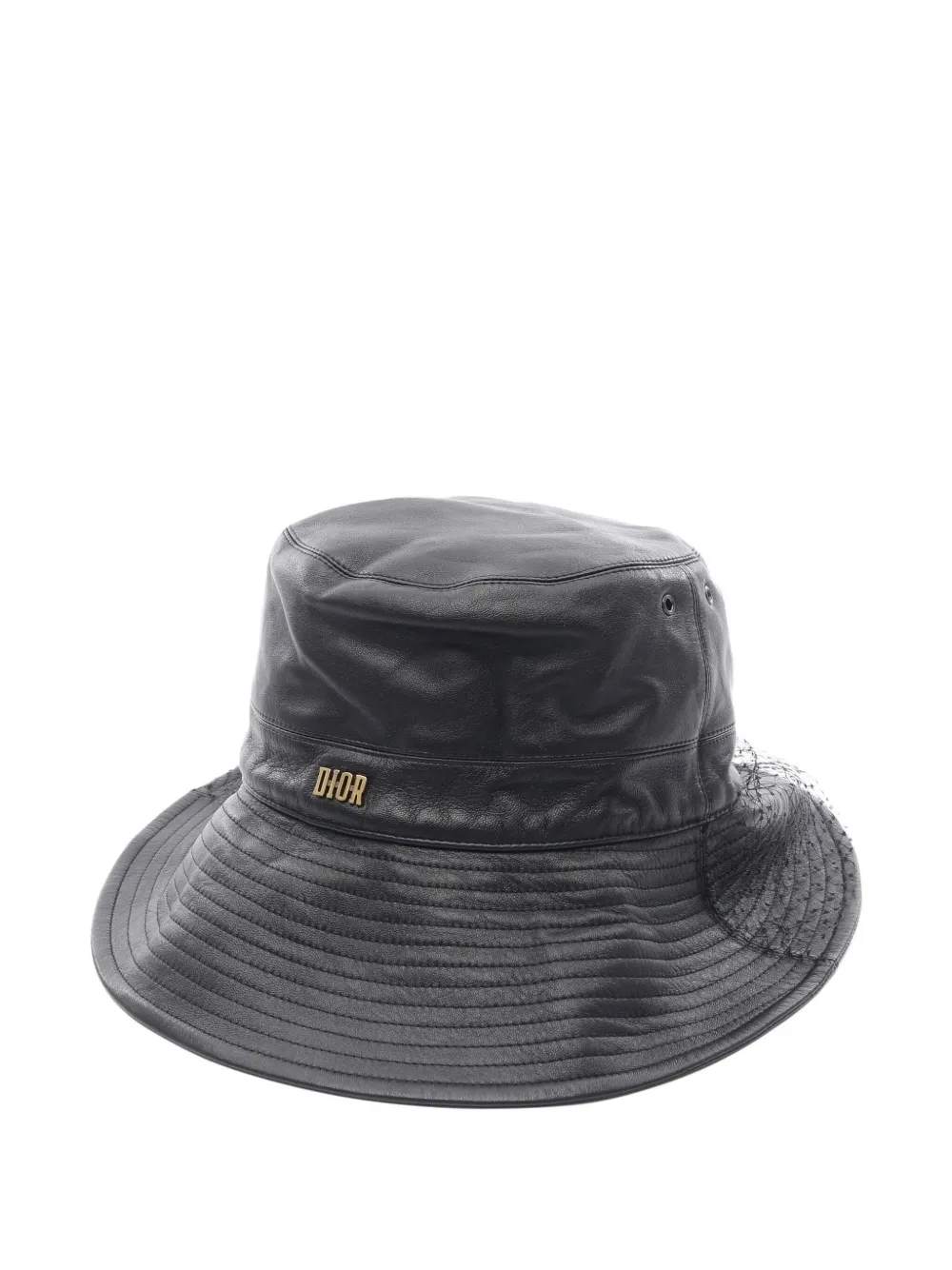 Christian Dior Pre-Owned 2010s Teddy-D leather bucket hat | Image 2