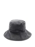 Christian Dior Pre-Owned 2010s Teddy-D leather bucket hat - Black