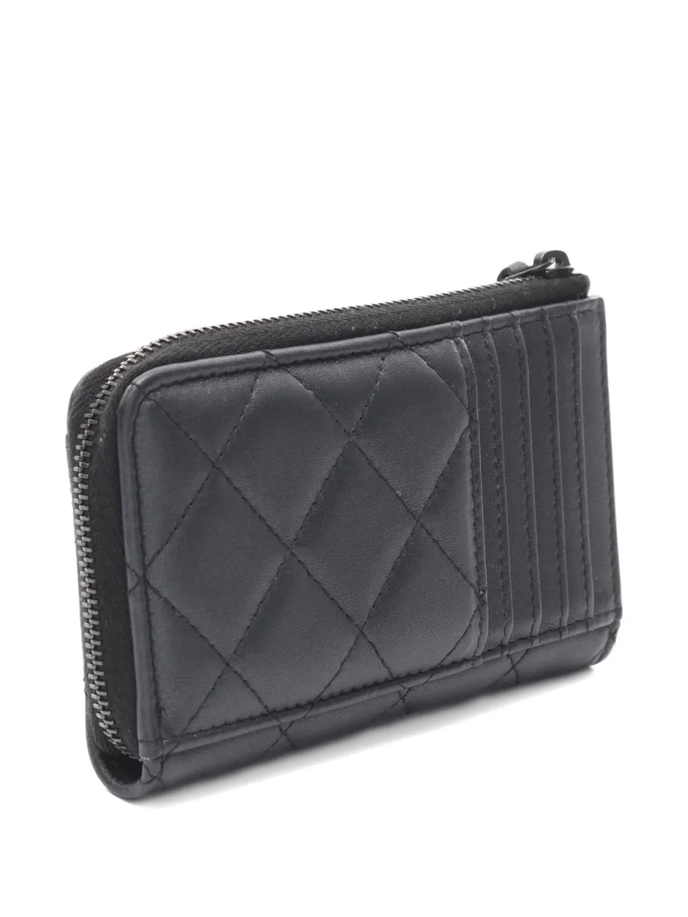 CHANEL Pre-Owned 2021 diamond-quilted card holder | Image 2