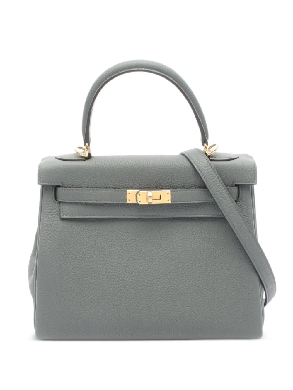 Hermès Pre-Owned 2025 Kelly 25 leather handbag - グレー Hermès Pre-Owned 2025 Kelly 25 leather handbag - グレー