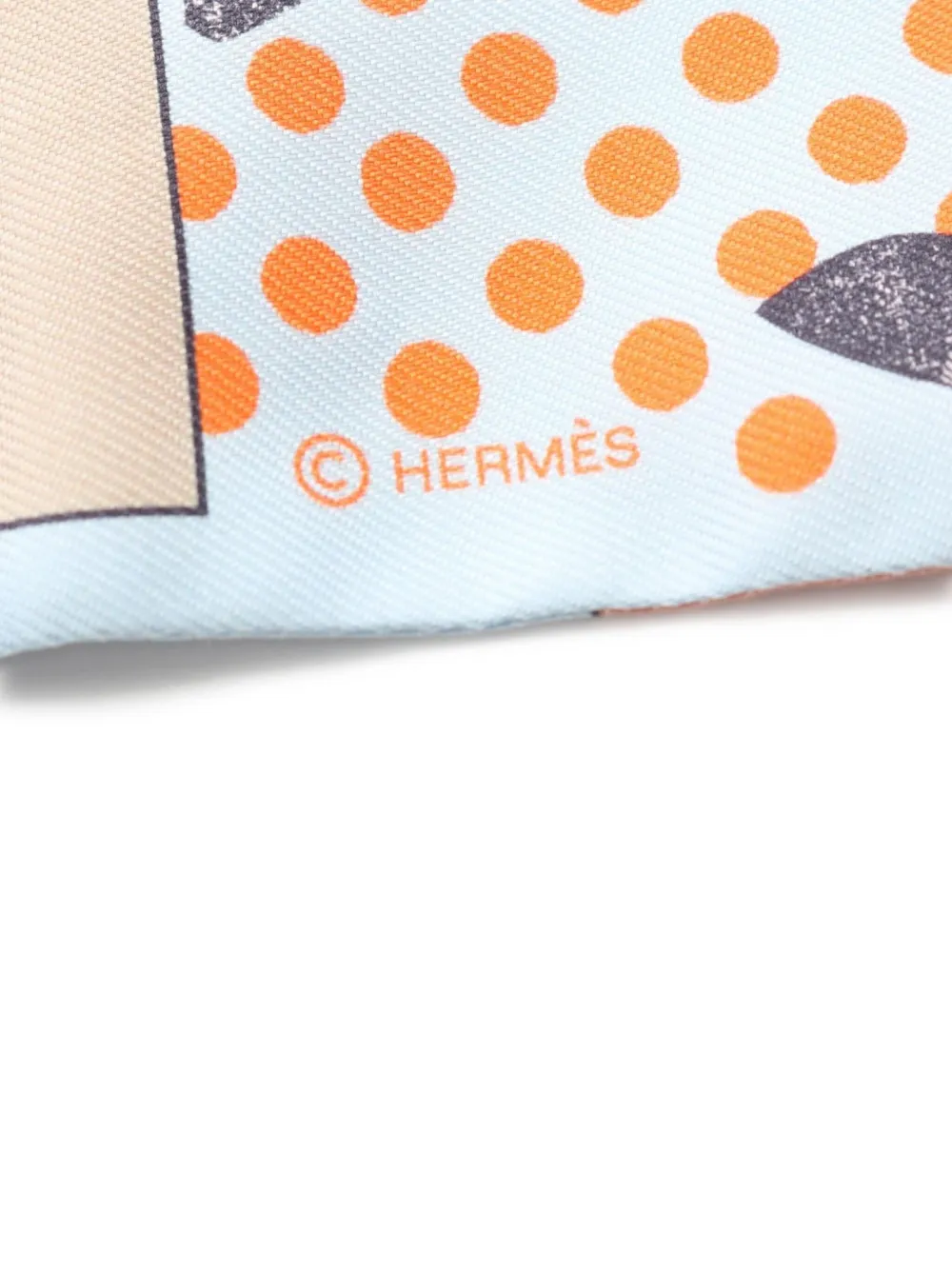 Hermès Pre-Owned 2000s Cavalier en Formes scarf | Image 2