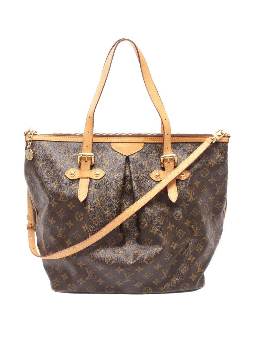 Louis Vuitton Pre-Owned 2012 パレルモ GM ハンドバッグ - ブラウン Louis Vuitton Pre-Owned 2012 パレルモ GM ハンドバッグ - ブラウン