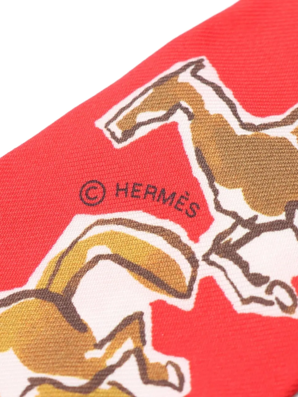 Hermès Pre-Owned 2020s Chevaux en Liberte scarf | Image 2