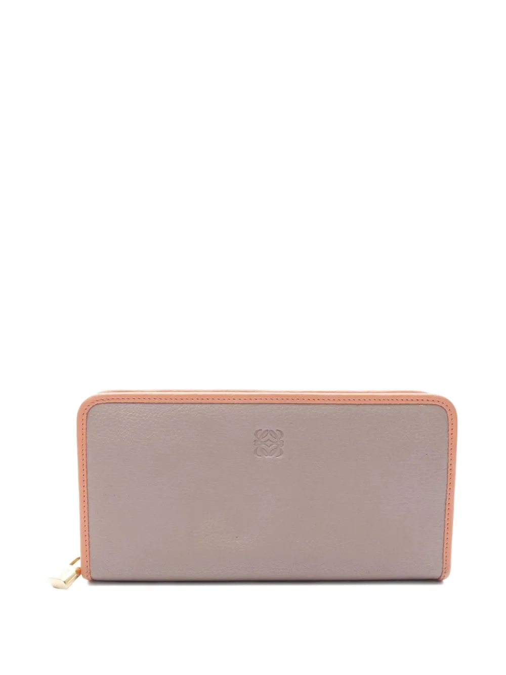 Loewe Pre-Owned 2010sAnagram zipper wallet - ピンク Loewe Pre-Owned 2010sAnagram zipper wallet - ピンク