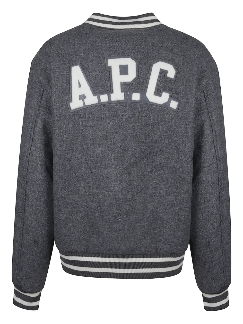 A.P.C. Alizee snap striped-trim bomber jacket | Varsity Jackets | Image 2