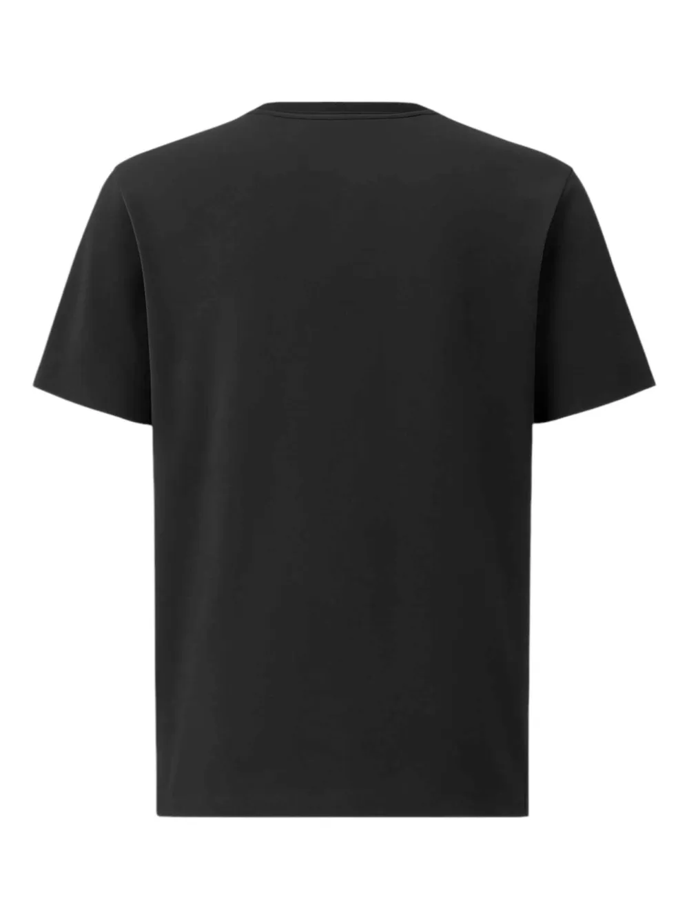 C.p. Company C.p.company Short-sleeve T-shirt With Embroidered Logo In Black