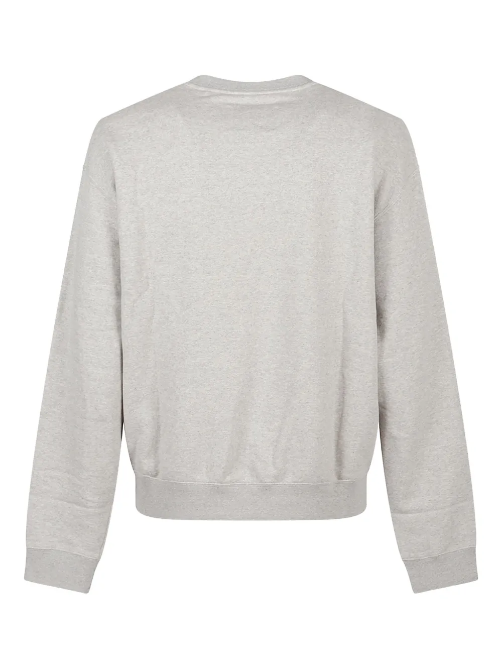 Jil Sander logo-embroidered cotton sweatshirt - Grijs
