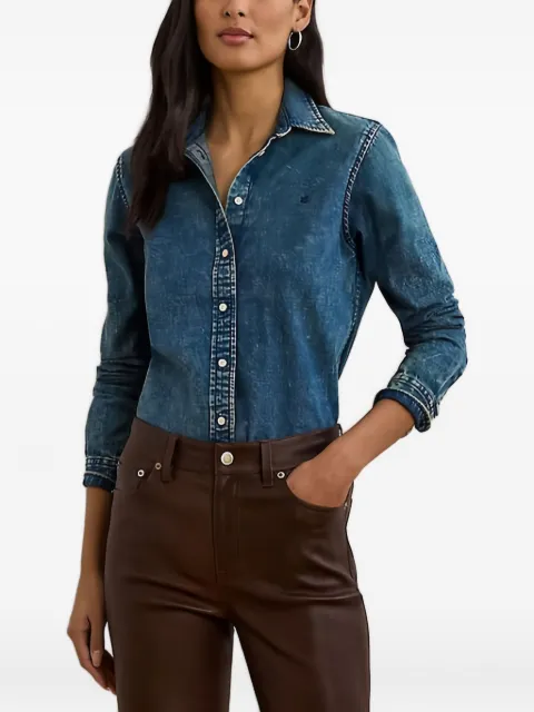 Lauren Ralph Lauren embroidered denim shirt