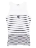 CHANEL Pre-Owned 1990-2000s sleeveless tank top - White