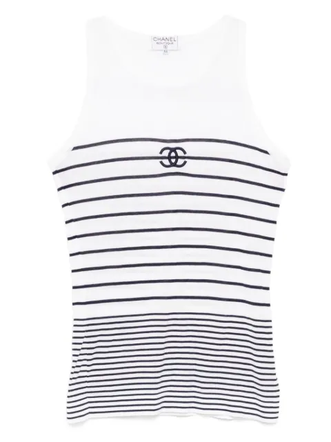 CHANEL Pre-Owned 1990-2000s sleeveless tank top