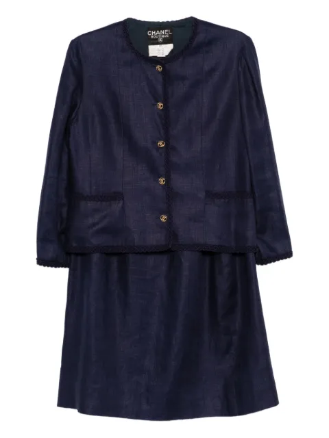 CHANEL Pre-Owned 1990-2000s setup suit jacket skirt