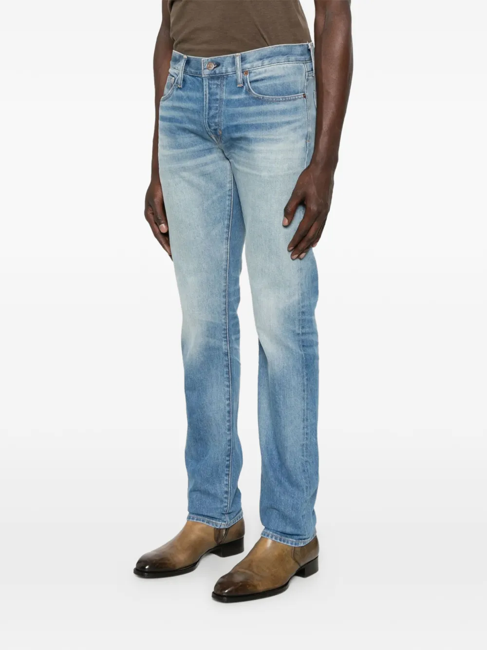 Tom Ford Five-pocket Jeans In Blue