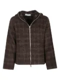 OUR LEGACY zip-up hoodie - Brown