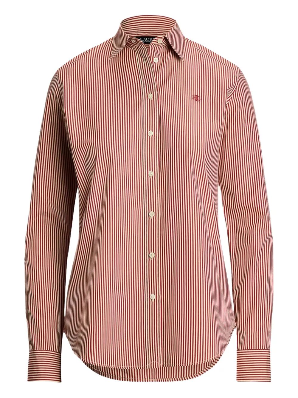 Ralph Lauren Logo-detail Stripe-pattern Shirt In Pattern