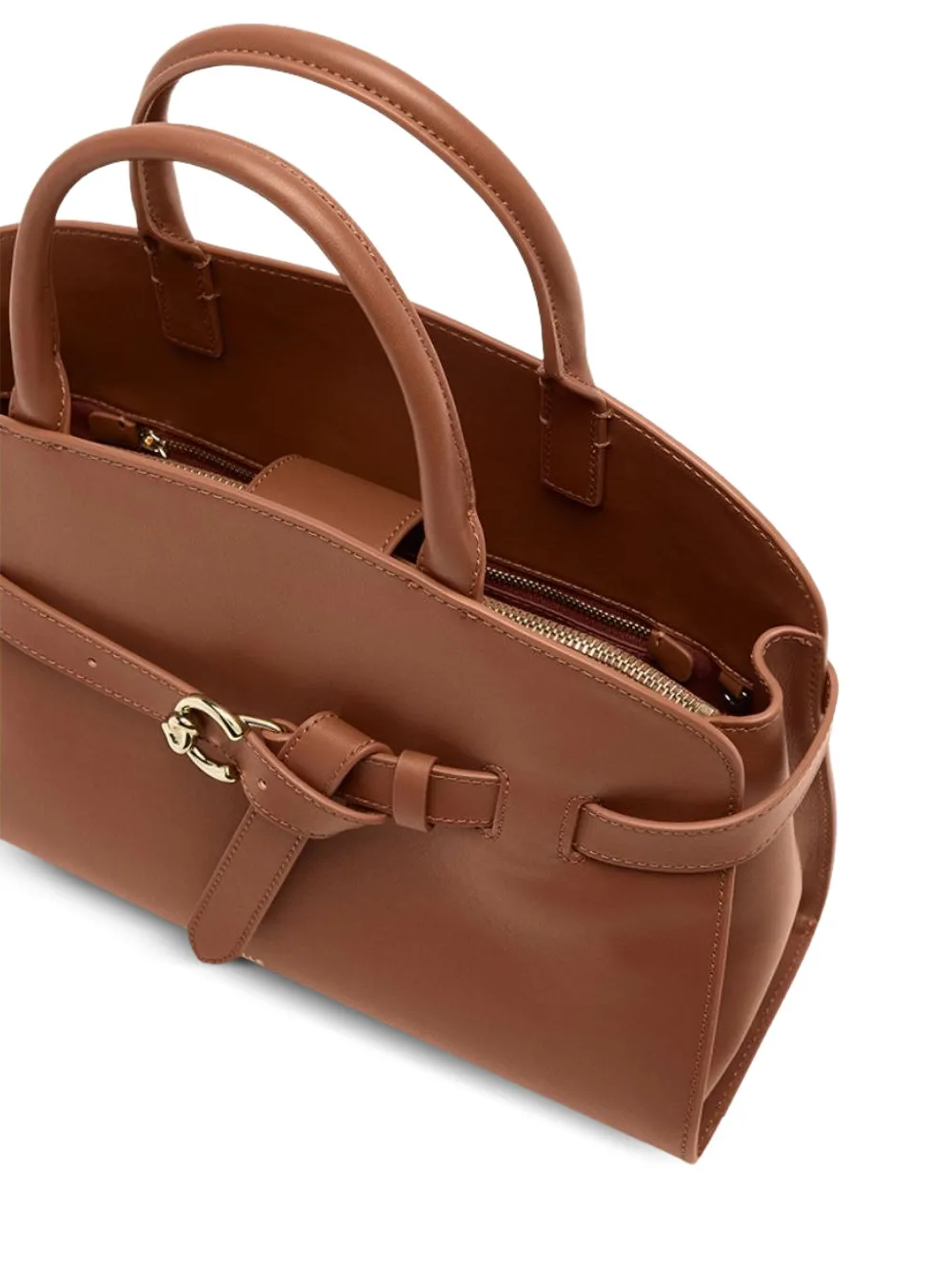 Coccinelle SABINE medium leren shopper Bruin