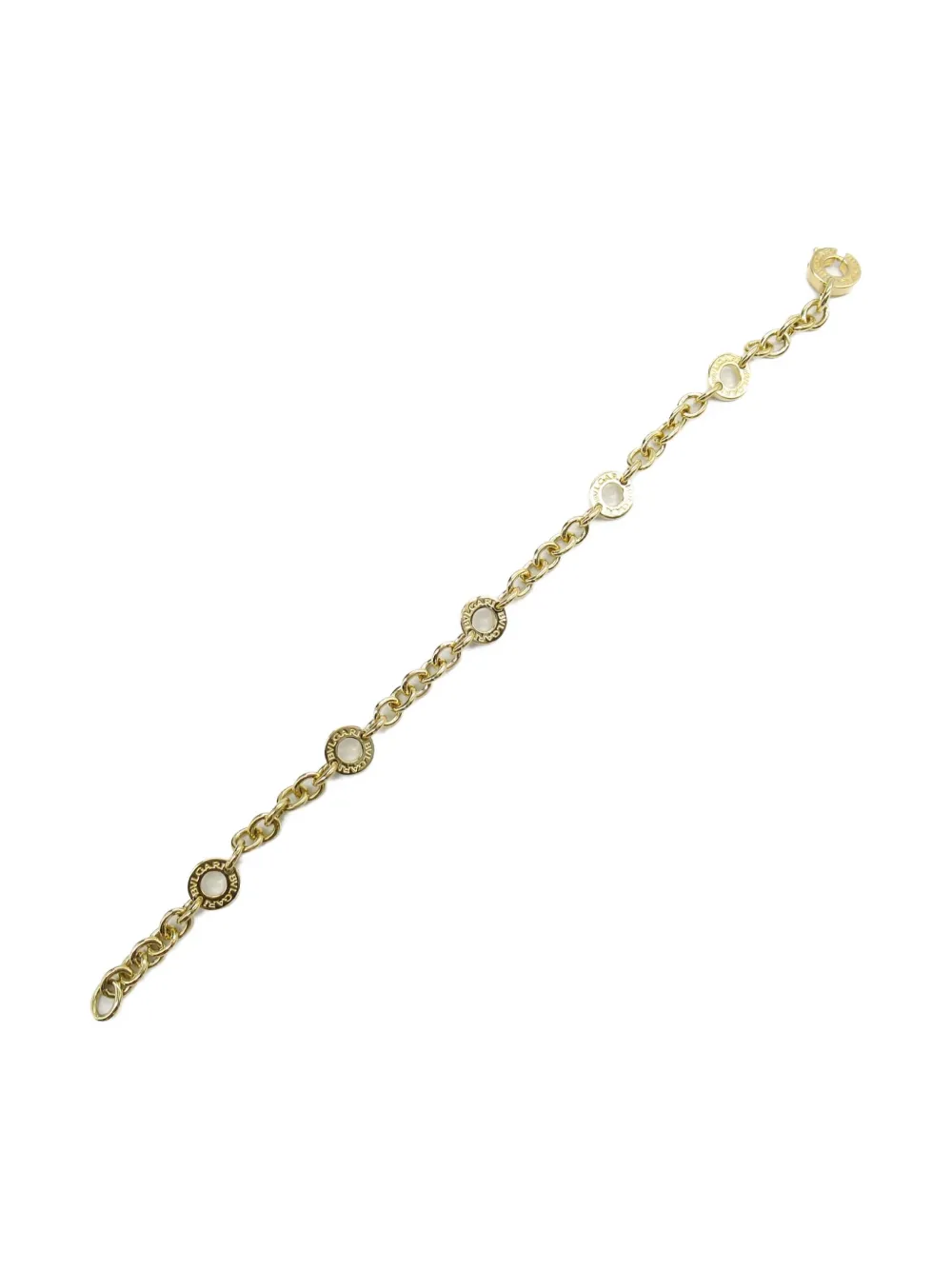 Bvlgari Pre-Owned 2010s 18K yellow gold chain-link bracelet | Women | Image 2