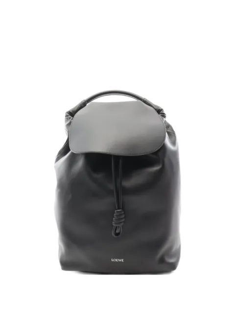 Loewe Pre-Owned 2020s Flamenco leather backpack