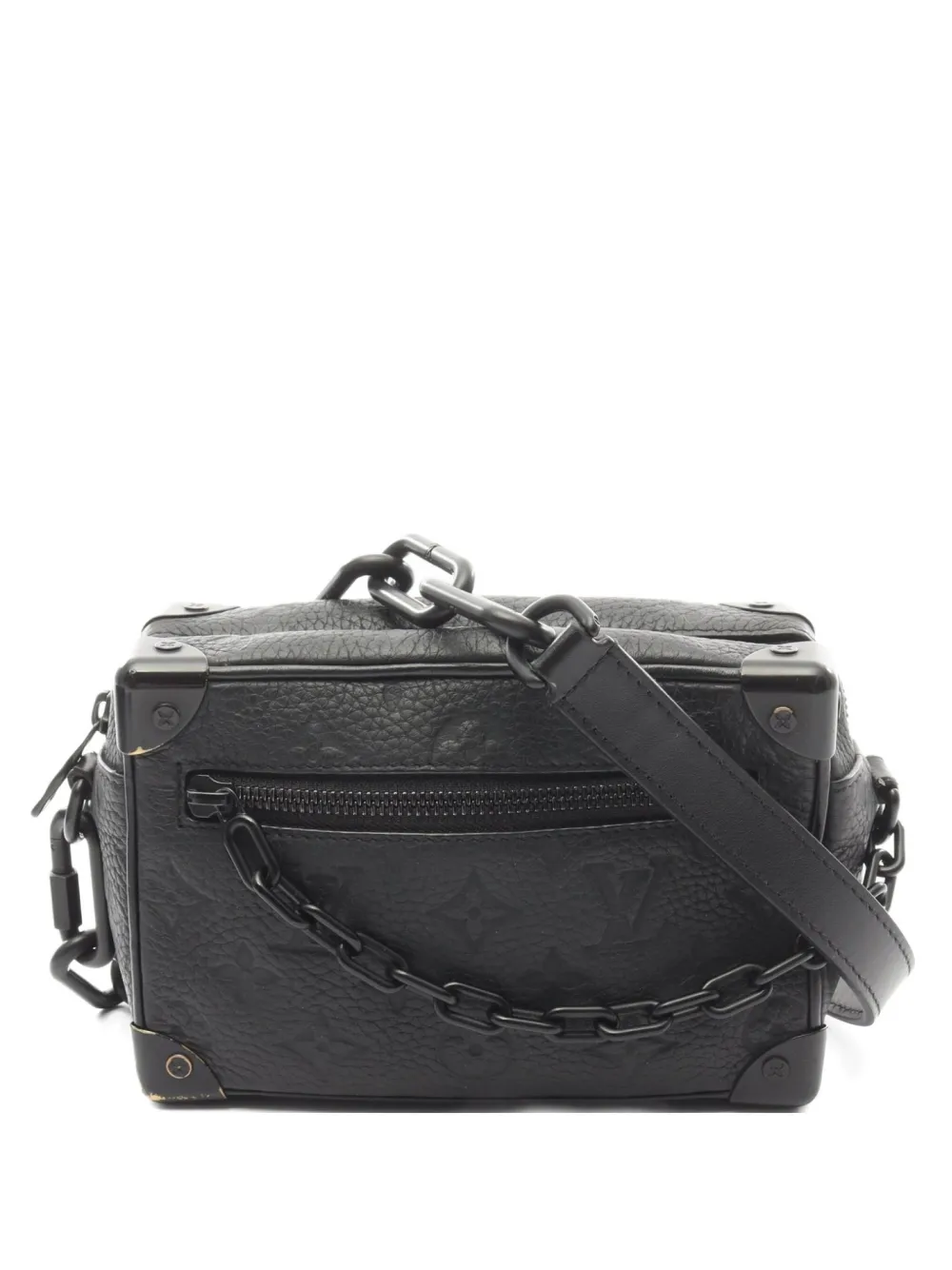 Louis Vuitton Pre-Owned 2021 mini Soft Trunk shoulder bag - ブラック Louis Vuitton Pre-Owned 2021 mini Soft Trunk shoulder bag - ブラック