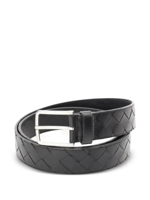 Bottega Veneta Pre-Owned 2020s Intrecciato leather belt