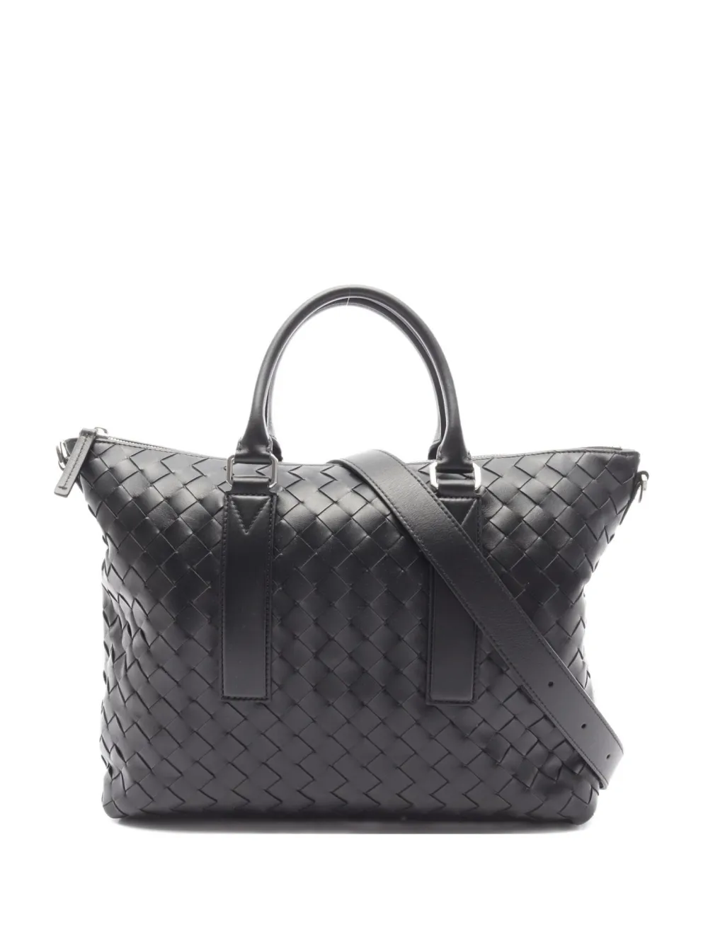 Bottega Veneta Pre-Owned 2020s Intrecciato briefcase | Black | Image 1